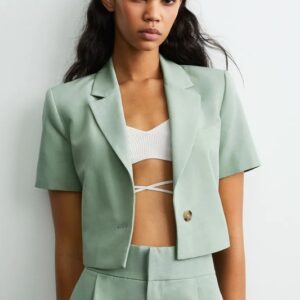 Spring Women's Fashion Short Suit Jacket