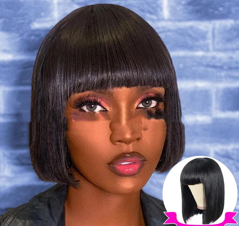 Women's Straight Short Bobo Wig