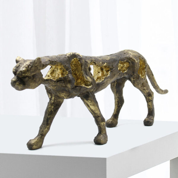 Hollow Black Panther Statue