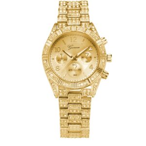 Crystal Quartz Analog Montre Femme