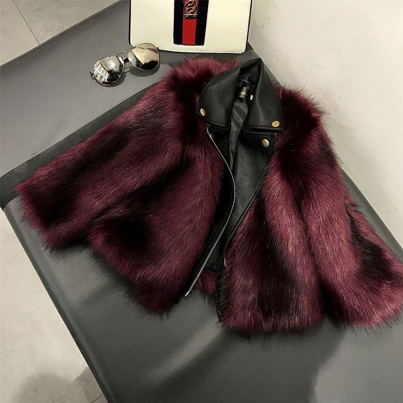Children's wool fox fur coat - Image 5