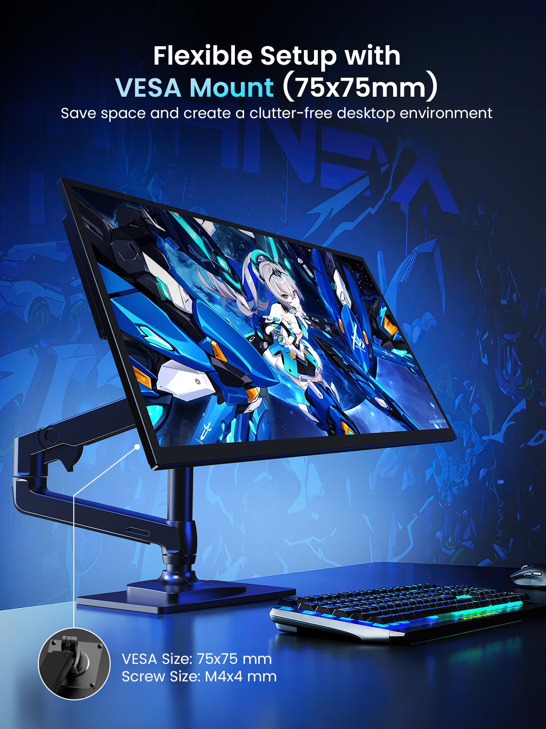 Portable 18.5 Inch, 1080P Gaming Screen - Image 2