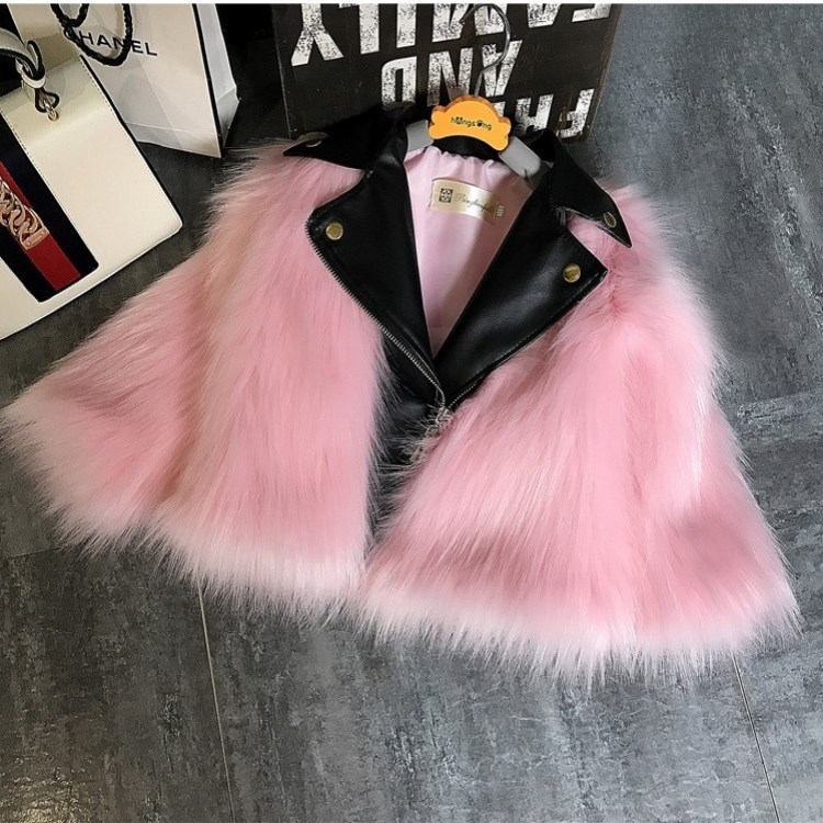 Children's wool fox fur coat - Image 4