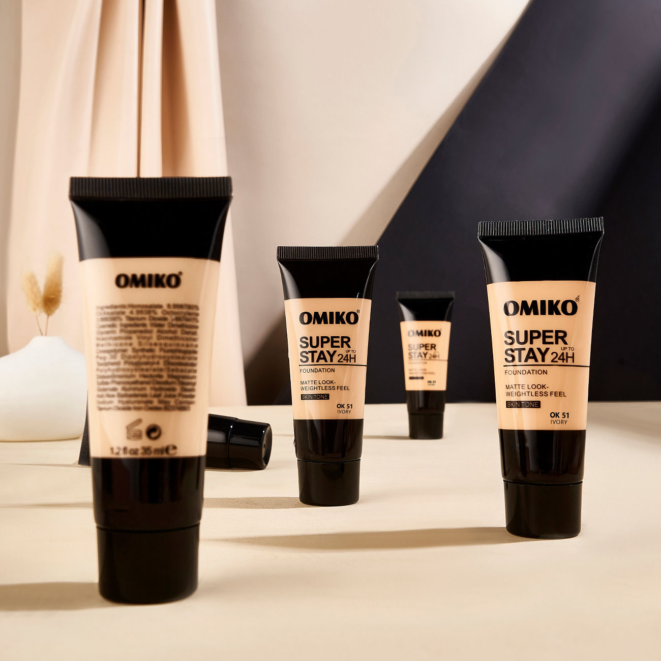 Omiko Smear-proof Foundation Concealer Liquid - Image 3