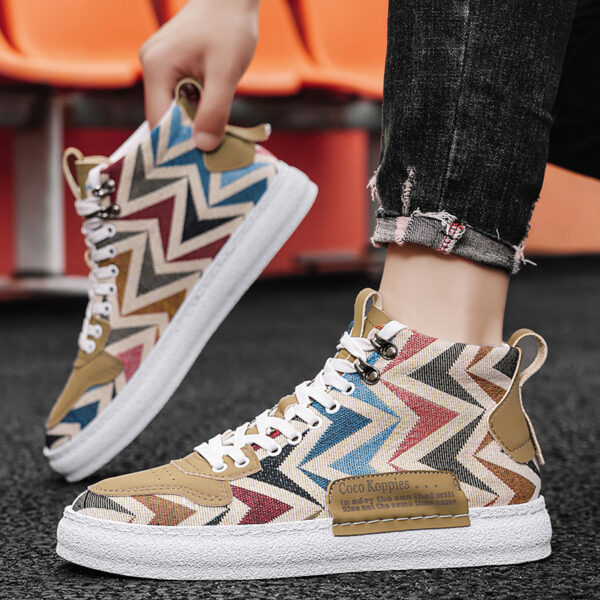 Student's Leisure High-top Board Shoes