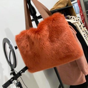 Women's Fur Shoulder Bags.