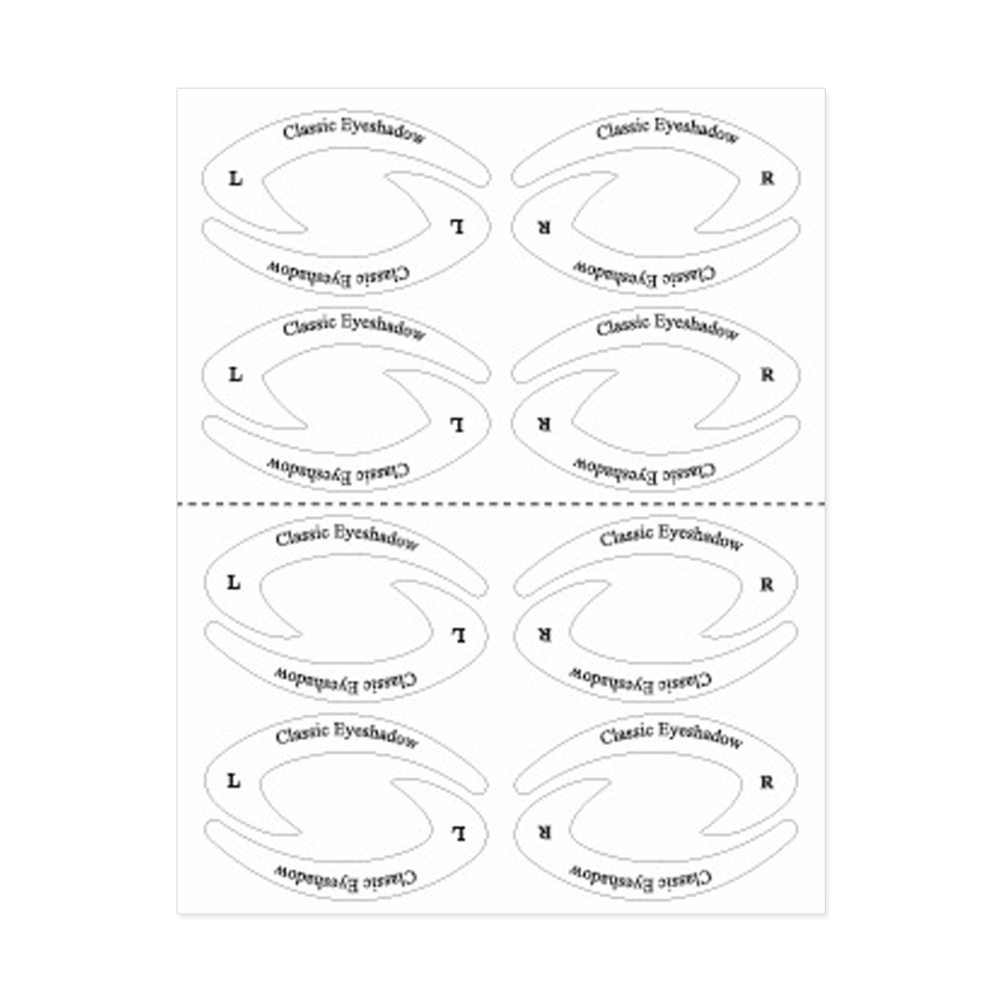 Eyeliner And Eye Shadow Stencil Stickers - Image 3