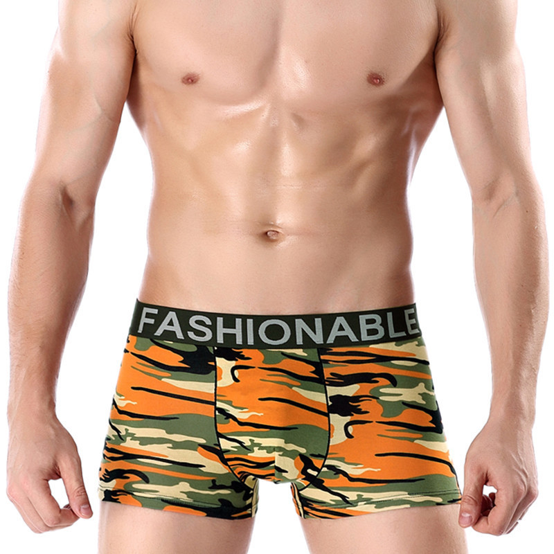 Men's Cotton Camouflage Printing Underwear - Image 4
