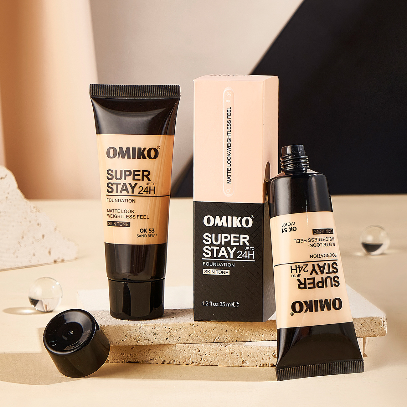Omiko Smear-proof Foundation Concealer Liquid