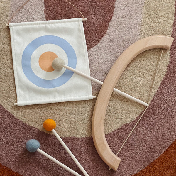 Handmade Children's Wooden Bow And Arrow Set