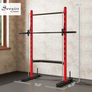 Multi-Function Weight Lifting Half Rack Red