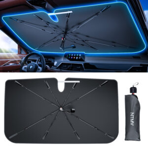 Foldable Car Windshield Sunshade .
