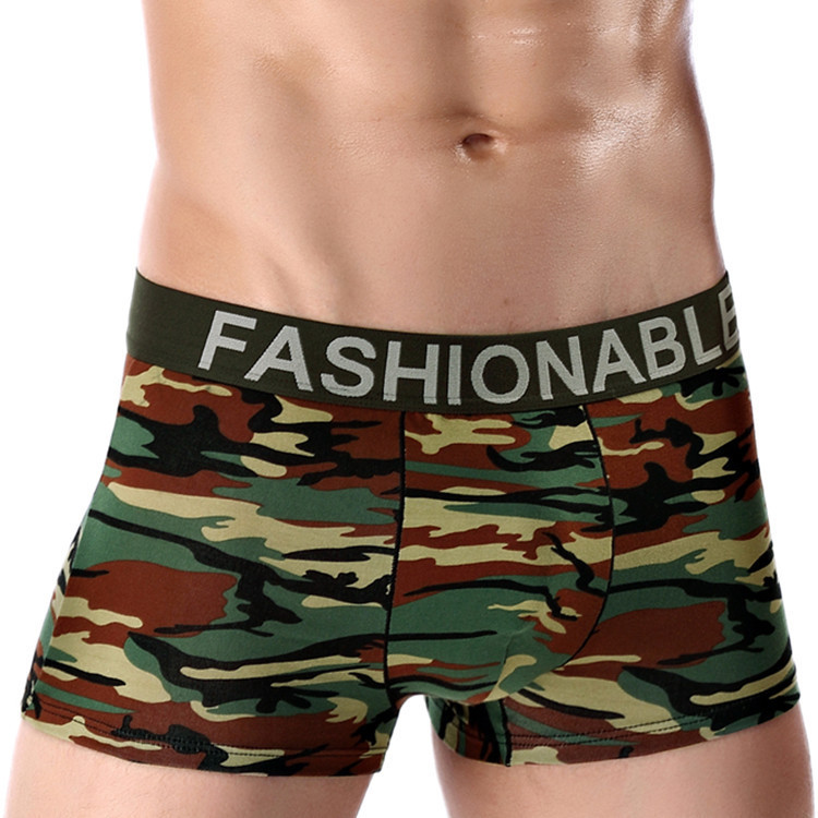 Men's Cotton Camouflage Printing Underwear - Image 10