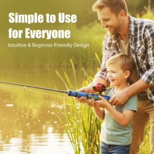 Professional Fishing Catapult Rod With Interchangeable Tubes.