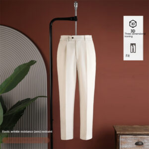 Mens Drapey Straight-Leg Pants