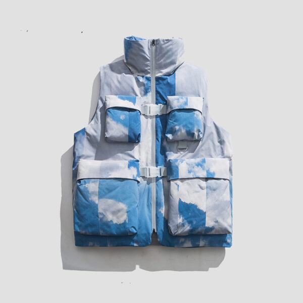 Men's Splash Ink Outer Vest
