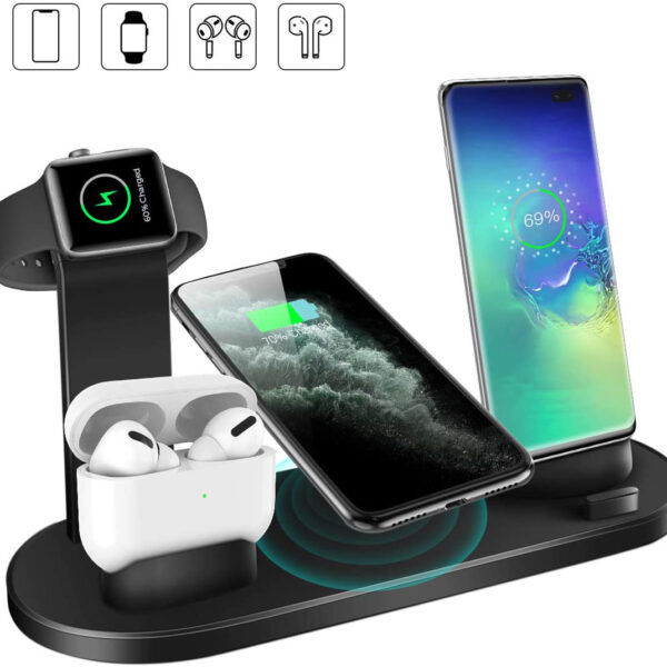 Wireless 4 In 1 Charging Station