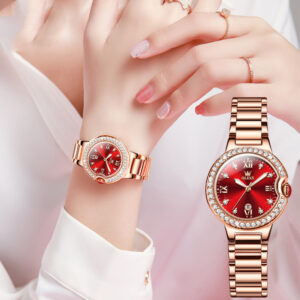 Ladies' Waterproof Rose Gold Watch