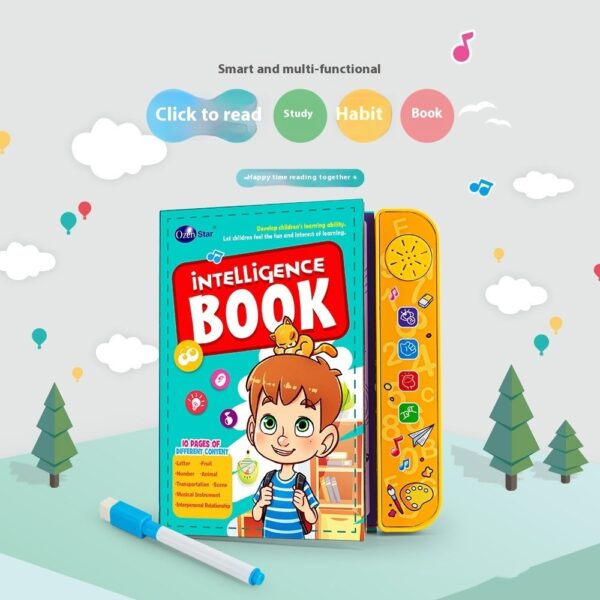 Kid's Educational Click To Read Machine Book Toy + Pen