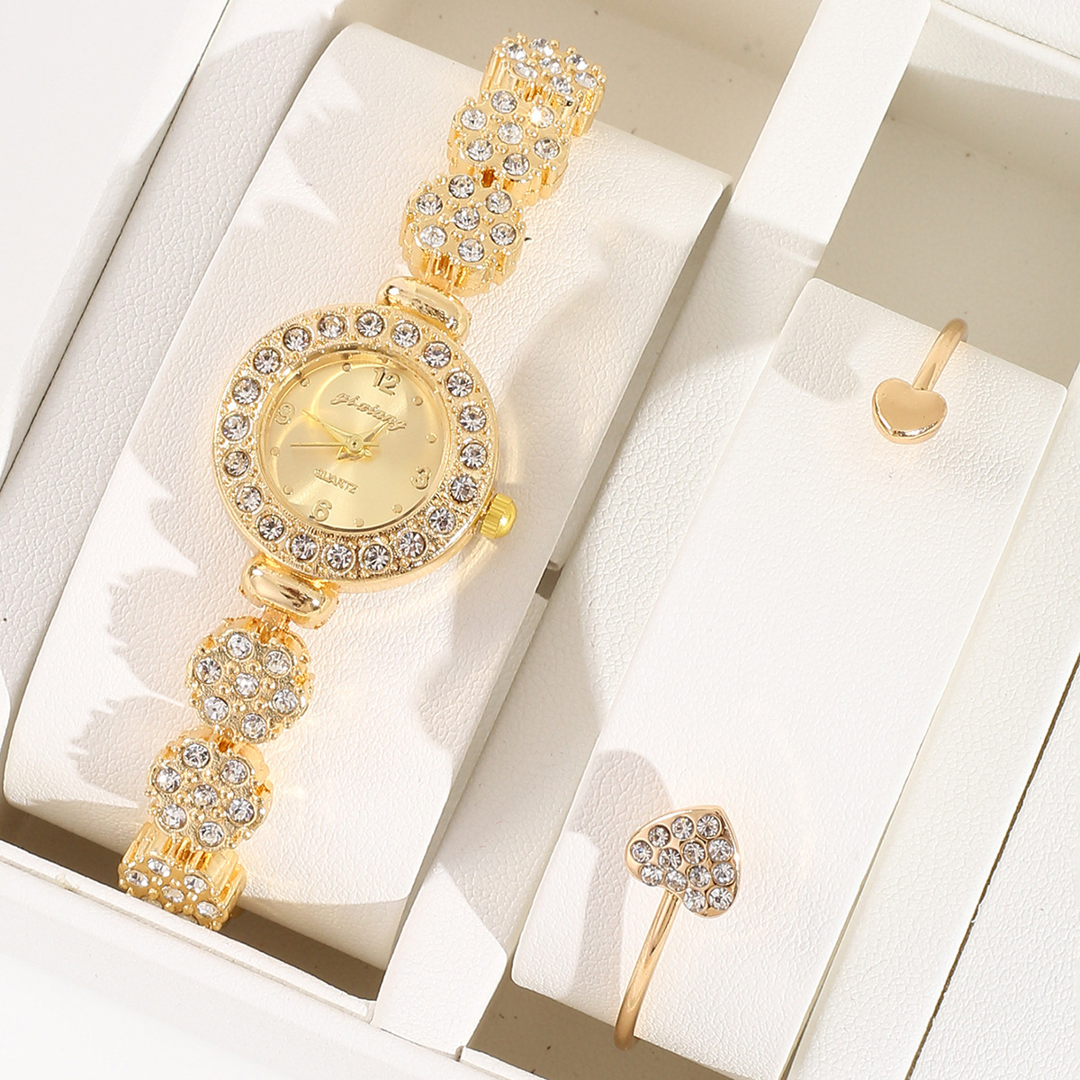 Women's 2-Piece Set Luxury Quartz Watch and Bracelet - Image 10