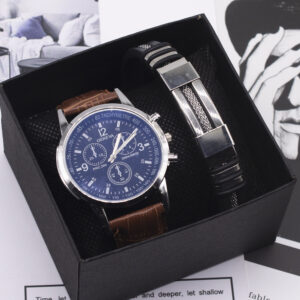 Men's Blue Light Glass Wrist Watch