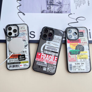 Fragile Label Drop-resistant iPhone Case