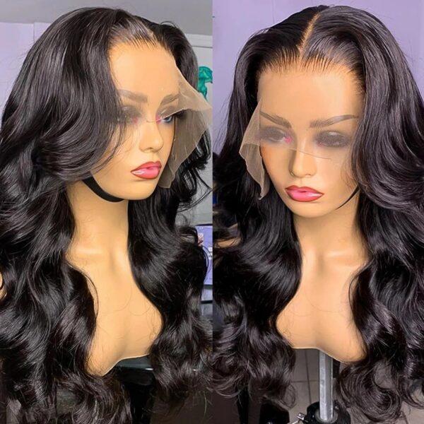 Real Hair Body Wave Lace Front Wig