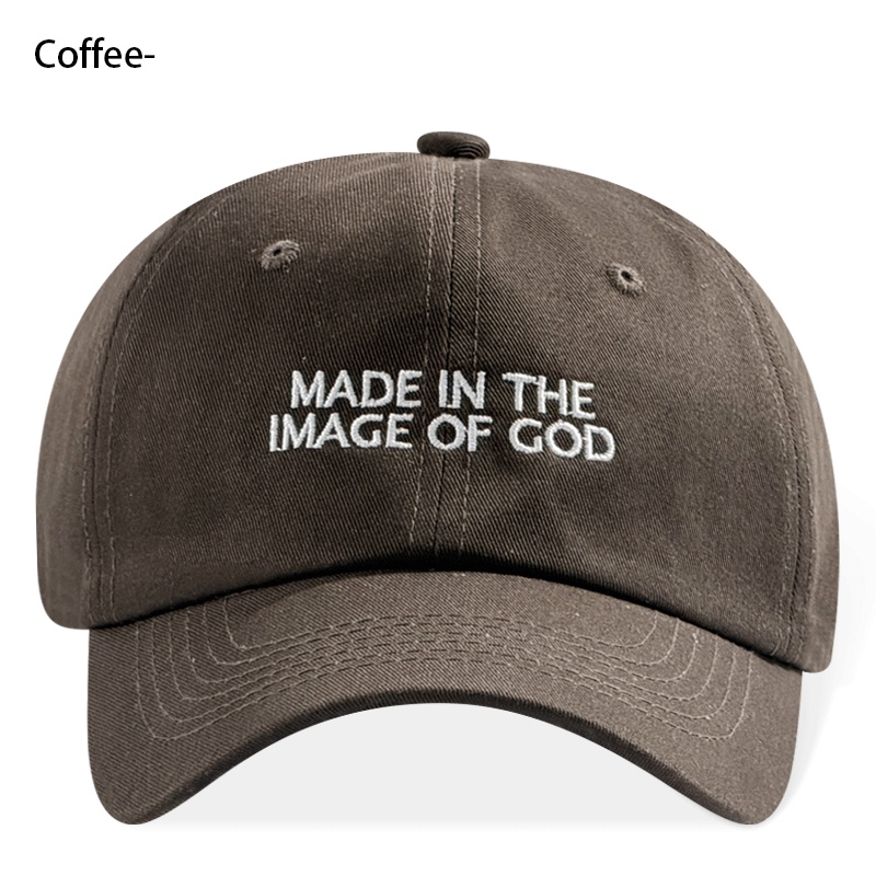 "Made In The Image Of God" Vintage Dad Hat - Image 4