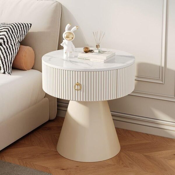 Small Bedside Storage Side Table
