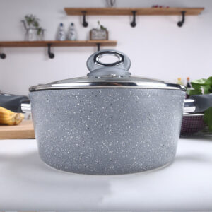 Stone Color Non-stick Soup Pot